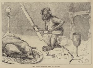 Möge gute Verdauung auf Appetit warten